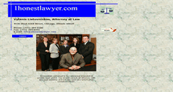 Desktop Screenshot of 1honestlawyer.com