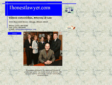 Tablet Screenshot of 1honestlawyer.com